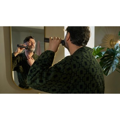 Тример Philips Series 9000, для обличчя, голови, тіла, акум., насадок-25, сталь, чорний