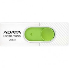 USB флеш накопичувач ADATA 16GB UV320 White/Green USB 3.1 (AUV320-16G-RWHGN)