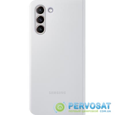 Чехол для моб. телефона Samsung Smart LED View Cover Samsung Galaxy S21 Light Gray (EF-NG991PJEGRU)