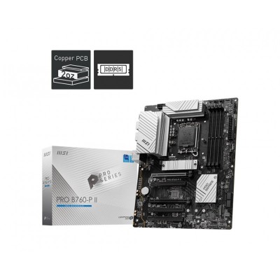 Материнcька плата MSI PRO B760-P II s1700 B760 4xDDR5 HDMI DP ATX