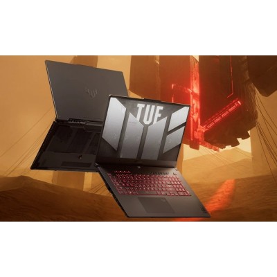 Ноутбук ASUS TUF A17 FA707NU-HX081 17.3&quot; FHD IPS, AMD R7-7735HS, 16GB, F512GB, NVD4050-6, NoOS, Сірий