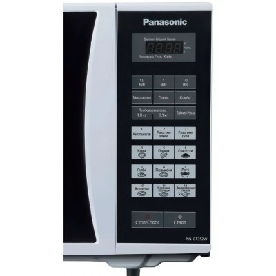 Мікрохвильова піч Panasonic, 23л, 800Вт, дисплей, білий