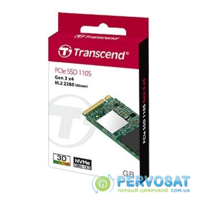 Накопитель SSD M.2 2280 128GB Transcend (TS128GMTE110S)