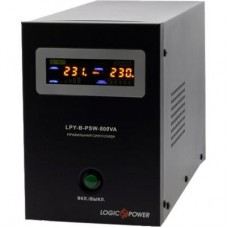 Пристрій безперебійного живлення LogicPower LPY- B - PSW-800VA+, 5А/10А (4150) Пристрій безперебійного живлення LogicPower LPY- B - PSW-800VA+, 5А/10А (4150)