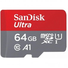 Карта пам'ятi SanDisk 64GB microSDXC C10 UHS-I R100MB/s Ultra + SD Карта пам'ятi SanDisk 64GB microSDXC C10 UHS-I R100MB/s Ultra + SD