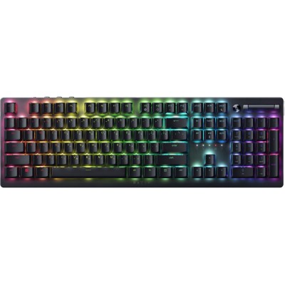 Клавіатура механічна Razer DeathStalker V2 105key, Red Switch, USB-A, EN/RU, RGB, чорний