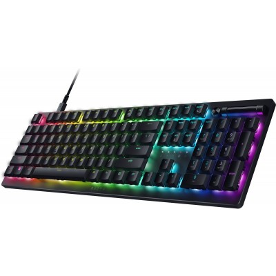 Клавіатура механічна Razer DeathStalker V2 105key, Red Switch, USB-A, EN/RU, RGB, чорний