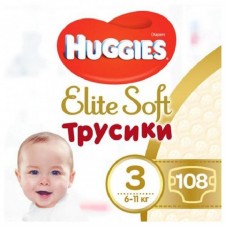 Підгузок Huggies Elite Soft Pants M 3 (6-11 кг) 108 шт (5029053547091) Підгузок Huggies Elite Soft Pants M 3 (6-11 кг) 108 шт (5029053547091)