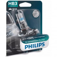 Лампа галогена Philips HB3 X-treme VISION PRO +150%, 3700K, 1шт/блістер Лампа галогена Philips HB3 X-treme VISION PRO +150%, 3700K, 1шт/блістер