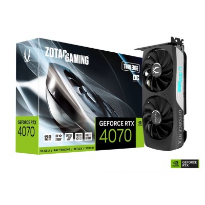 Відеокарта ZOTAC GeForce RTX 4070 12GB GDDR6X Twin Edge OC