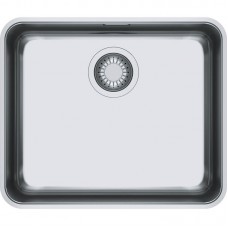 Мийка кухонна Franke Aton, нерж.сталь, прямокутник, без крила, 510х430х180мм, чаша - 1, накладна, ANX 110-48, нерж поліров.