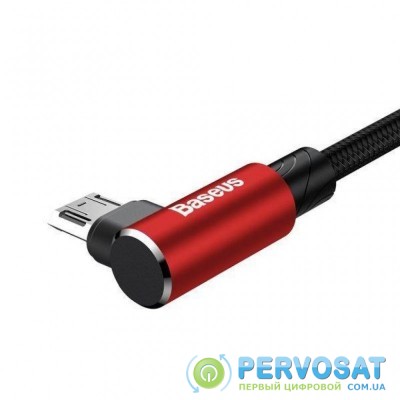 Дата кабель Baseus USB 2.0 AM to Micro 5P 1.0m MVP Elbow Red (CAMMVP-A09)
