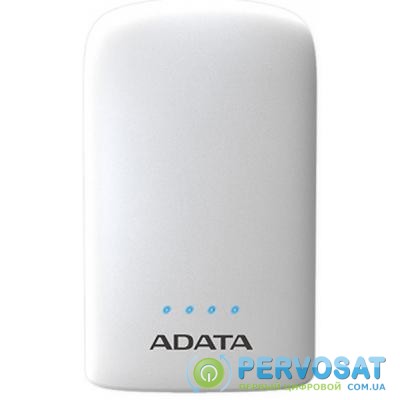 Батарея универсальная ADATA P10050V White (10050mAh, 2*5V*2,4A max, cable Micro-USB) (AP10050V-DUSB-CWH)