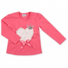 Кофта Breeze персикова з сердечком (8095-98G-peach) Кофта Breeze персикова з сердечком (8095-98G-peach)