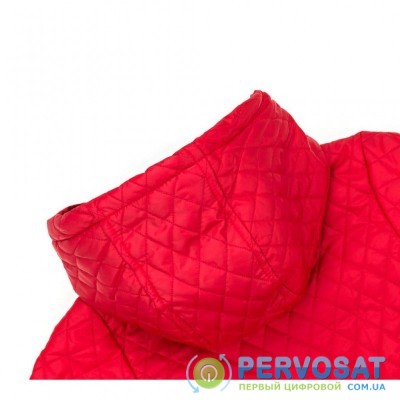 Куртка Verscon стеганая с капюшоном (3439-98B-red)