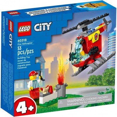 Конструктор LEGO City Fire Пожежний гелікоптер