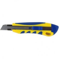 Ніж канцелярський BUROMAX 18мм, metal runners, rubber inserts (BM.4618) Ніж канцелярський BUROMAX 18мм, metal runners, rubber inserts (BM.4618)