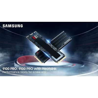 Накопичувач SSD Samsung M.2 1TB PCIe 5.0 9100PRO+ радіатор