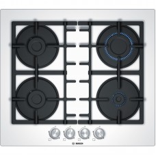Вбудовувана газова поверхня Bosch PNP6B2O90R -60см/чавун/газ-контроль/біле скло Вбудовувана газова поверхня Bosch PNP6B2O90R -60см/чавун/газ-контроль/біле скло