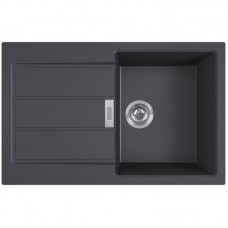 Мийка кухонна Franke Sirius, тектонайт, прямокутник, з крилом, 780х500х200мм, чаша - 1, накладна, 2 S2D 611-78 , чорний Мийка кухонна Franke Sirius, тектонайт, прямокутник, з крилом, 780х500х200мм, чаша - 1, накладна, 2 S2D 611-78 , чорний