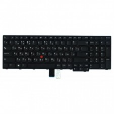 Клавіатура ноутбука Lenovo ThinkPad E570/E575 черная с черной с ТП UA (A46109) Клавіатура ноутбука Lenovo ThinkPad E570/E575 черная с черной с ТП UA (A46109)