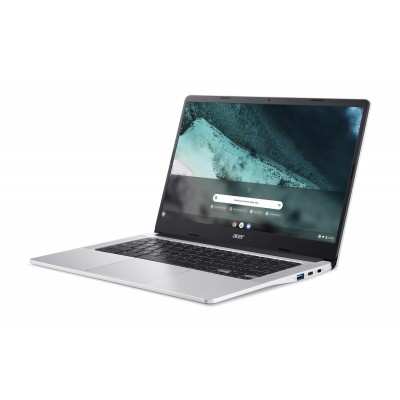 Ноутбук Acer Chromebook CB314-3HT 14&quot; FHD IPS Touch, Intel C N4500, 8GB, F128GB, UMA, ChromeOS, сріблястий