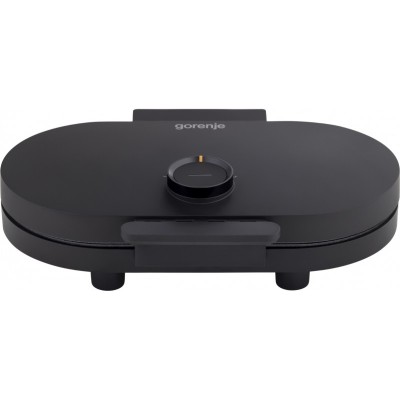 Міні-гриль Gorenje 1200Вт, алюміній, пластина д/вафель, корпус-метал, чорний Міні-гриль Gorenje 1200Вт, алюміній, пластина д/вафель, корпус-метал, чорний