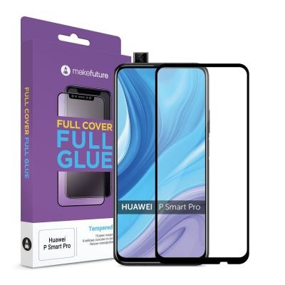 Стекло защитное MakeFuture Huawei P Smart Pro Full Cover Full Glue (MGF-HUPSP)