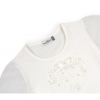 Кофта Matilda з квіточками (10134-1-140G-cream)