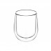 Набір чашок Ardesto з подвійними стінками, 360 мл, H 10,5 см, 2 од., боросилікатне скло