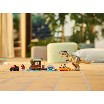 Конструктор LEGO Jurassic World  Втеча річкою від тиранозавра