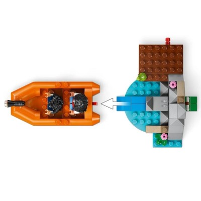 Конструктор LEGO Jurassic World  Втеча річкою від тиранозавра