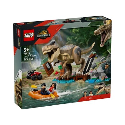 Конструктор LEGO Jurassic World  Втеча річкою від тиранозавра