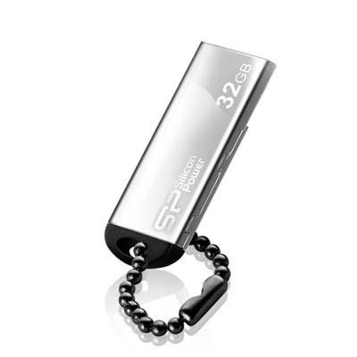 USB флеш накопичувач Silicon Power 32Gb Touch 830 silver (SP032GBUF2830V1S)