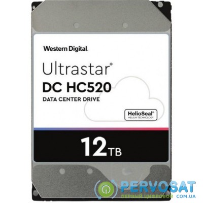 Жорсткий диск WD 3.5&quot; SATA 3.0 12TB 7200 Ultrastar (HUH721212ALN600)