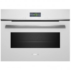 Духова шафа Siemens електрична компактна, 45л, A, дисплей, конвекція, ф-ція мікрохвиль, білий