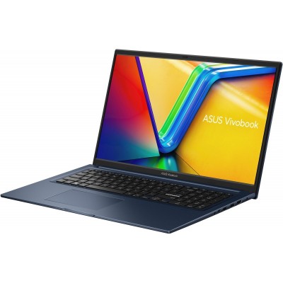 Ноутбук ASUS Vivobook 17 X1704ZA-AU008 17.3&quot; FHD IPS, Intel i5-1235U, 16GB, F512GB, UMA, NoOS, Блакитний