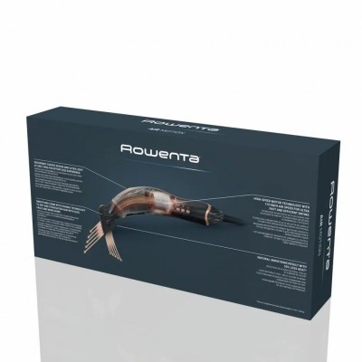 Фен Rowenta Ultimate Experience Air Motion, 1300Вт, 3 режими, насадка-гребінець, кейс для зберігання, іоніз-я, хол. обдув, чорний