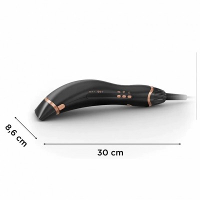 Фен Rowenta Ultimate Experience Air Motion, 1300Вт, 3 режими, насадка-гребінець, кейс для зберігання, іоніз-я, хол. обдув, чорний