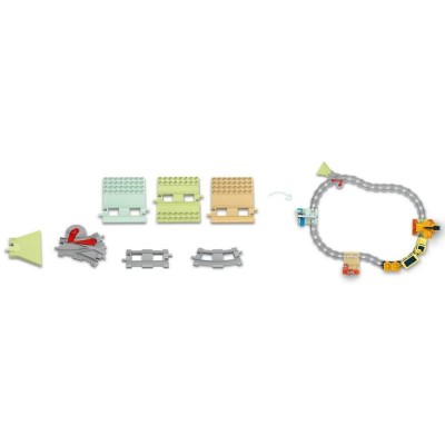 Конструктор LEGO DUPLO Town Великий інтерактивний громадський потяг