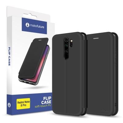 Чехол для моб. телефона MakeFuture Flip Case (Soft-touch PU) Xiaomi Redmi Note 8 Pro Black (MCP-XRN8PBK)