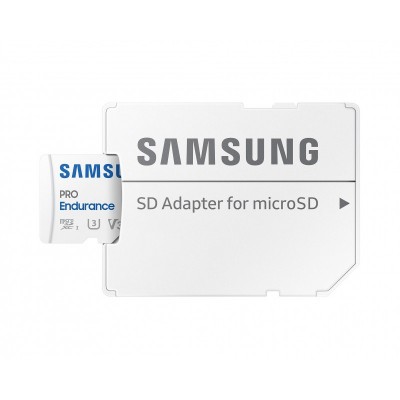Карта пам'яті Samsung microSD 128GB C10 UHS-I R180MB/s PRO Endurance + SD
