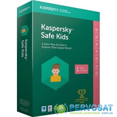 Антивирус Kaspersky Safe Kids 1-User 1 year Base License (KL1962XCAFS)
