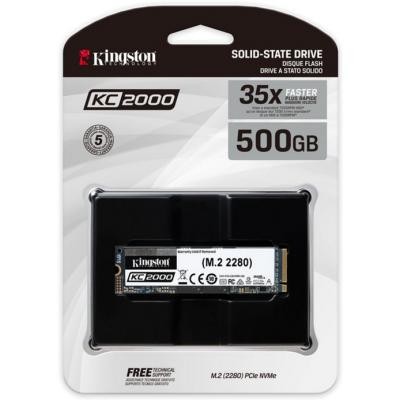 Накопитель SSD M.2 2280 500GB Kingston (SKC2000M8/500G)