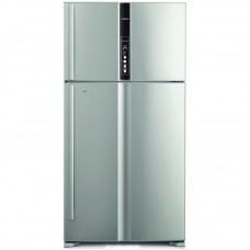 Холодильник с верхней мороз. HITACHI R-V910PUC1KSLS, 184х85х91см, 2 дв., Х- 514л, М- 186л, A++, NF, Інвертор, Сріблястий