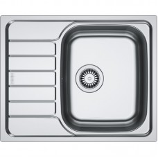 Мийка кухонна Franke Spark, нерж.сталь, прямокутник, з крилом, 620х500х160мм, чаша - 1, накладна, SKL 611-62, нерж декор Мийка кухонна Franke Spark, нерж.сталь, прямокутник, з крилом, 620х500х160мм, чаша - 1, накладна, SKL 611-62, нерж декор