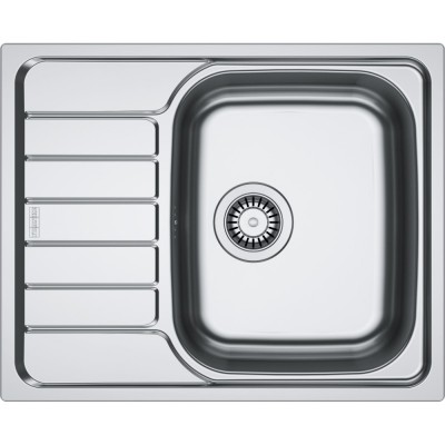 Мийка кухонна Franke Spark, нерж.сталь, прямокутник, з крилом, 620х500х160мм, чаша - 1, накладна, SKL 611-62, нерж декор