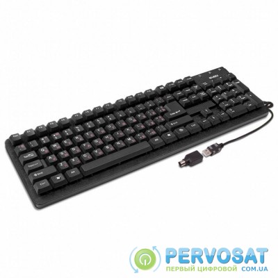 Клавиатура SVEN 301 Standard USB+PS/2 Black