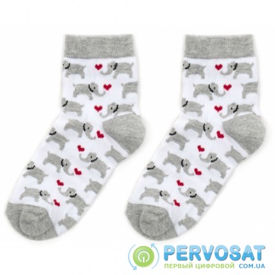 Носки UCS Socks со слониками (M0C0101-2116-3B-white)
