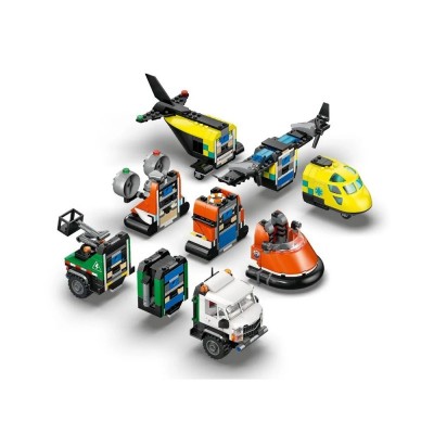 Конструктор LEGO City Ремікс літака, вантажівки та судна на повітряній подушці